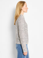 The "Rope Shimmer" Polo Top by NIC+ZOE