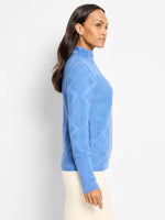 The "Mineral" Textured Diamonds Sweater by NIC+ZOE