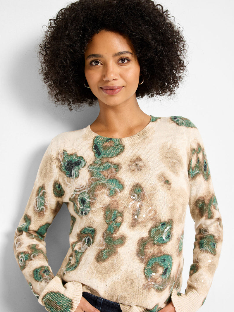 The "Camo Shine" Sweater by NIC+ZOE