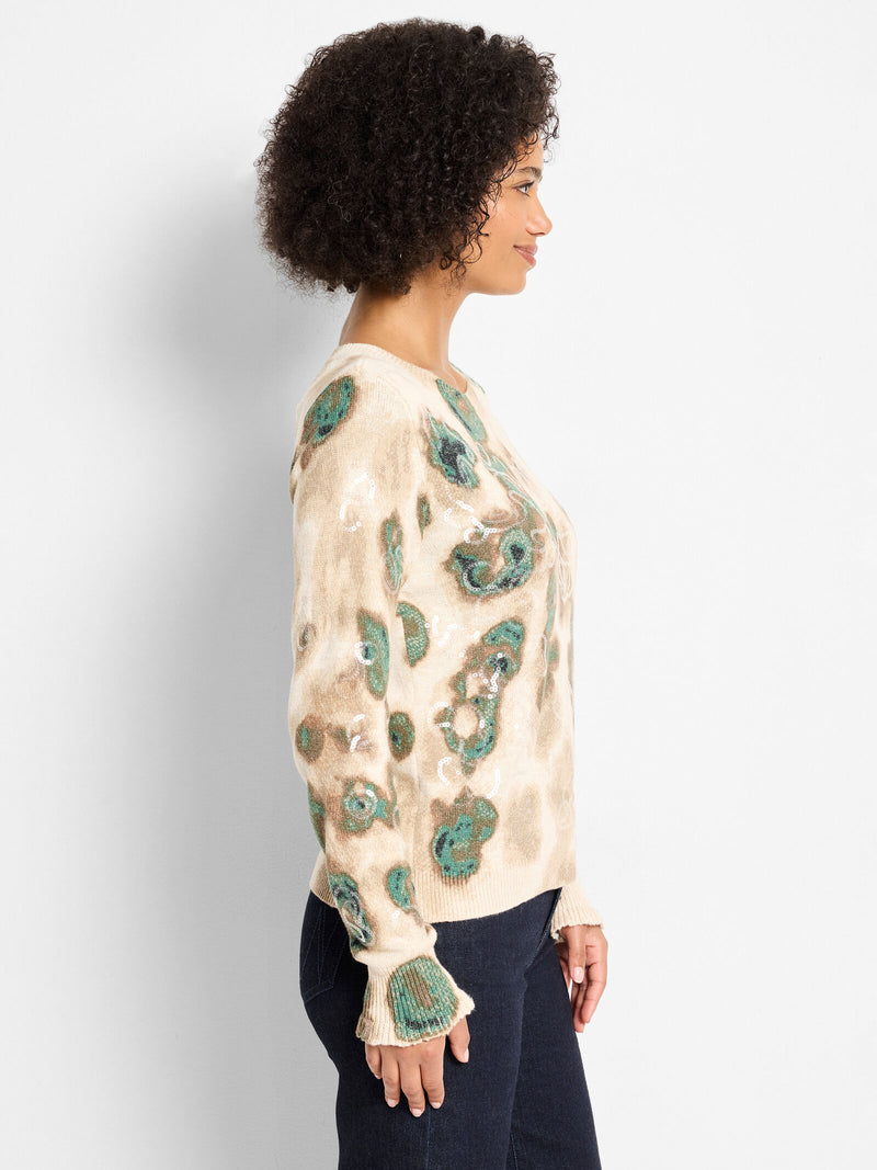 The "Camo Shine" Sweater by NIC+ZOE