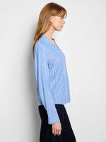 The "Striped Ruffled Around" Top by NIC+ZOE