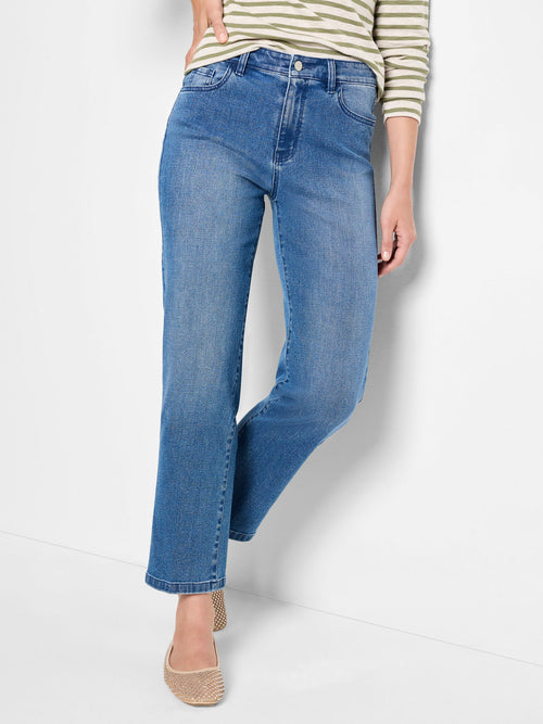 The "28" Recess" Straight Ankle Jeans by NIC+ZOE