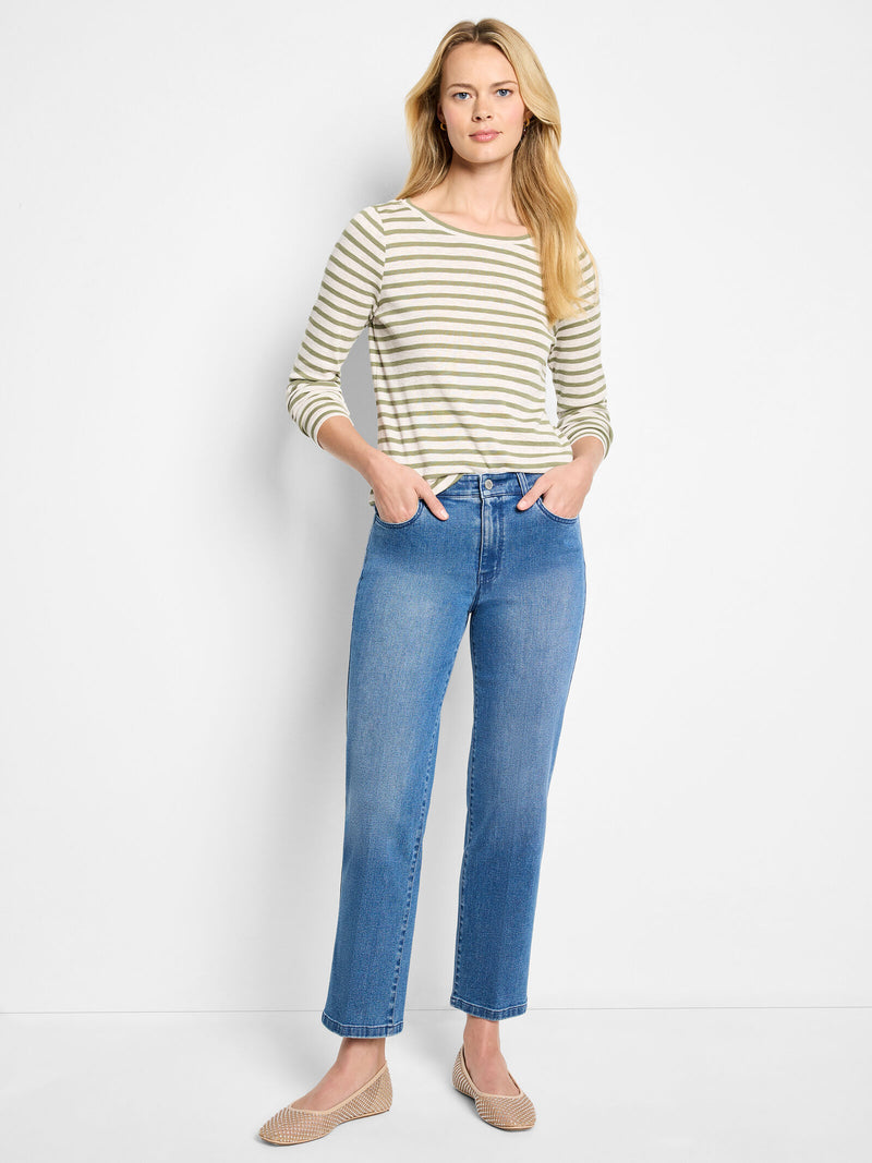 The "28" Recess" Straight Ankle Jeans by NIC+ZOE