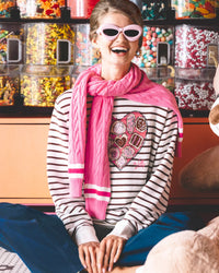 The "Box of Chocolates" Ballad Long Sleeve Top by Lilly Pulitzer