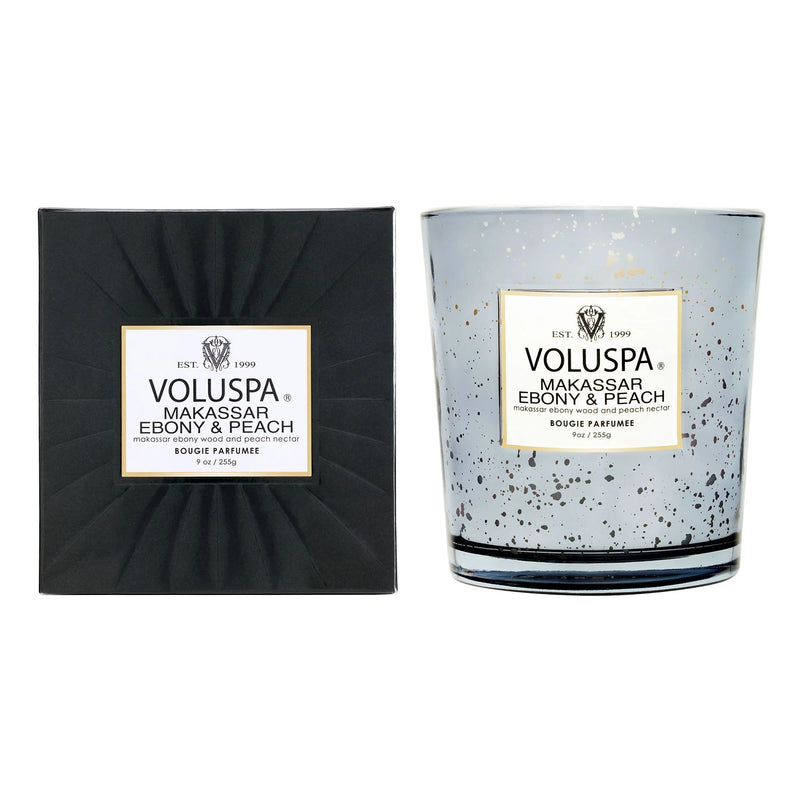 The "Makassar Ebony and Peach" Collection by Voluspa