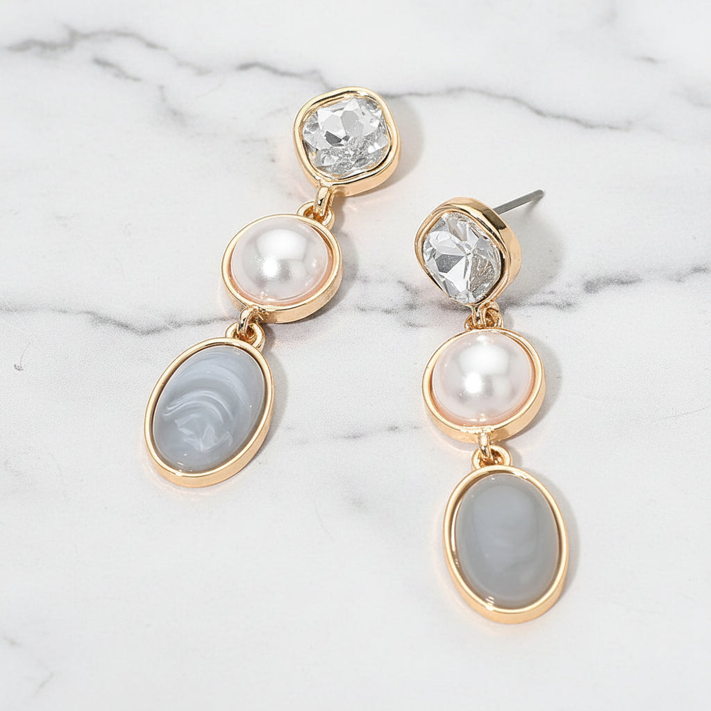 The "Gorg in Gray" Earrings