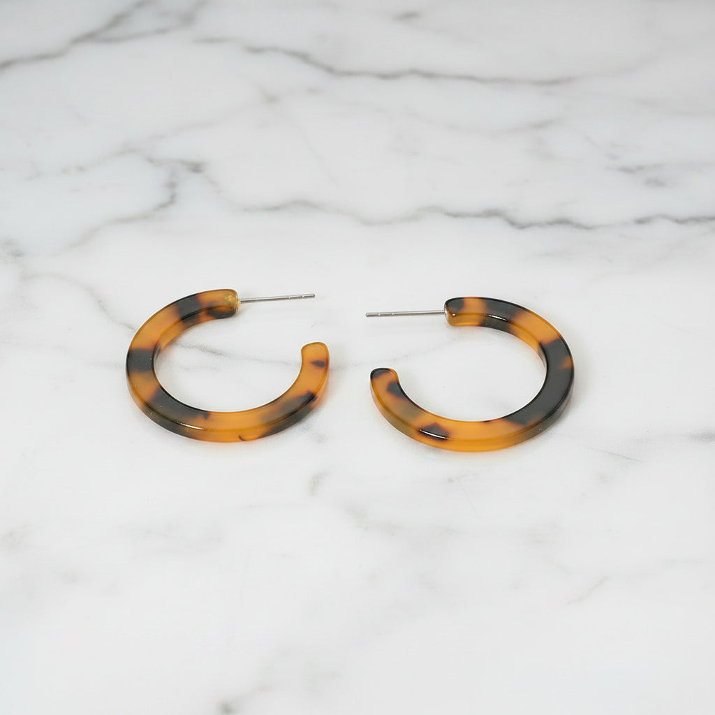 The "Tada Tortoise Hoop" Earrings
