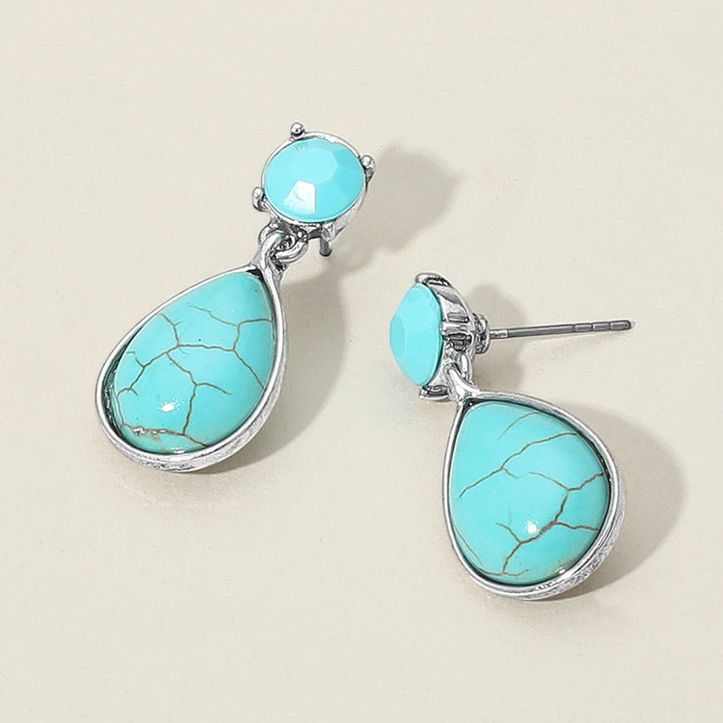 The "Turquoise Cascade" Earrings