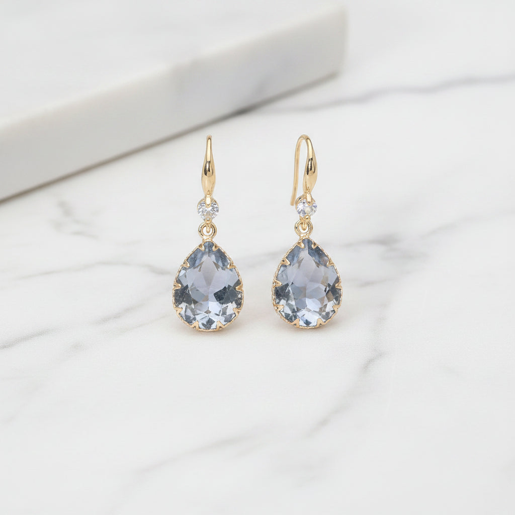 The "Misty Gray" Earrings