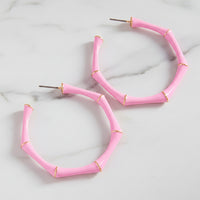 The "Enamel Bamboo" Earrings