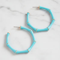 The "Enamel Bamboo" Earrings