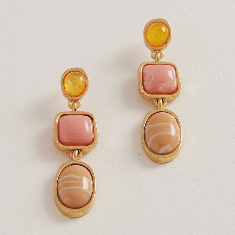 The "Drift Pebble" Earrings