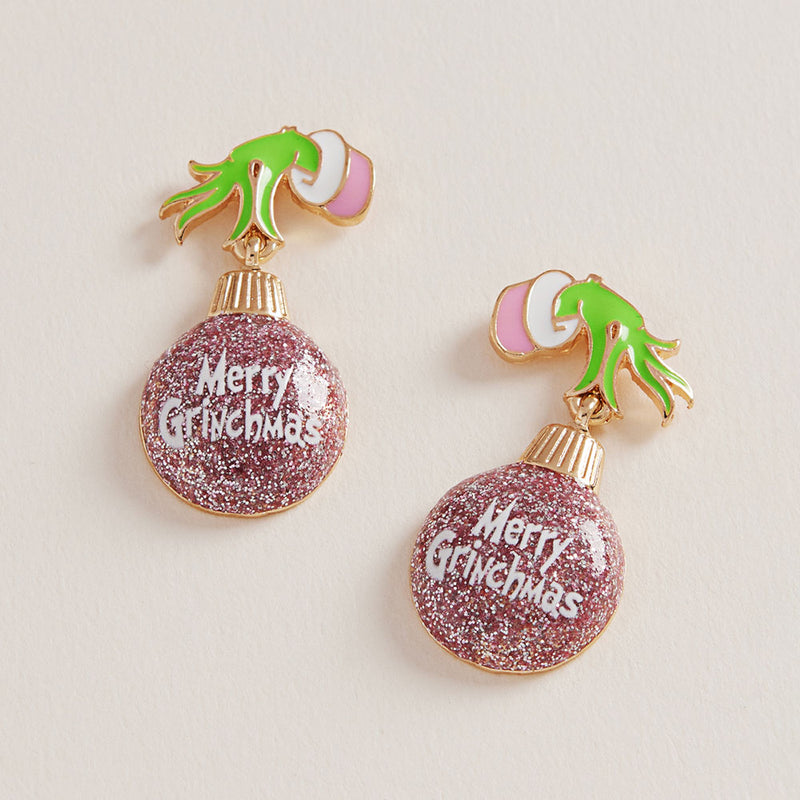 The "Merry Grinchmas" Earrings