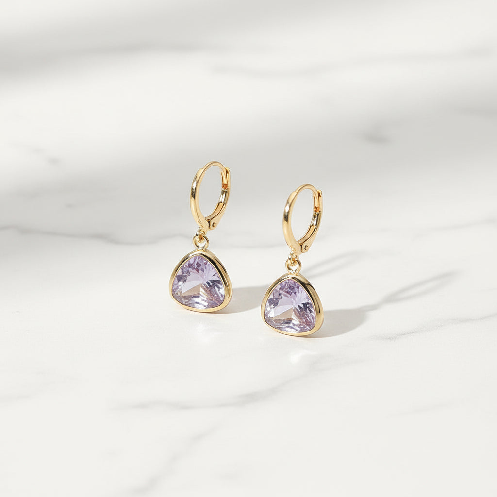 The "Soft Lilac" Earrings