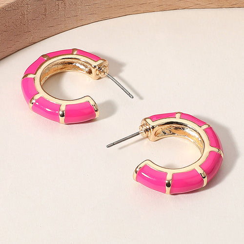 The "Daily Dose" Hoop Earrings