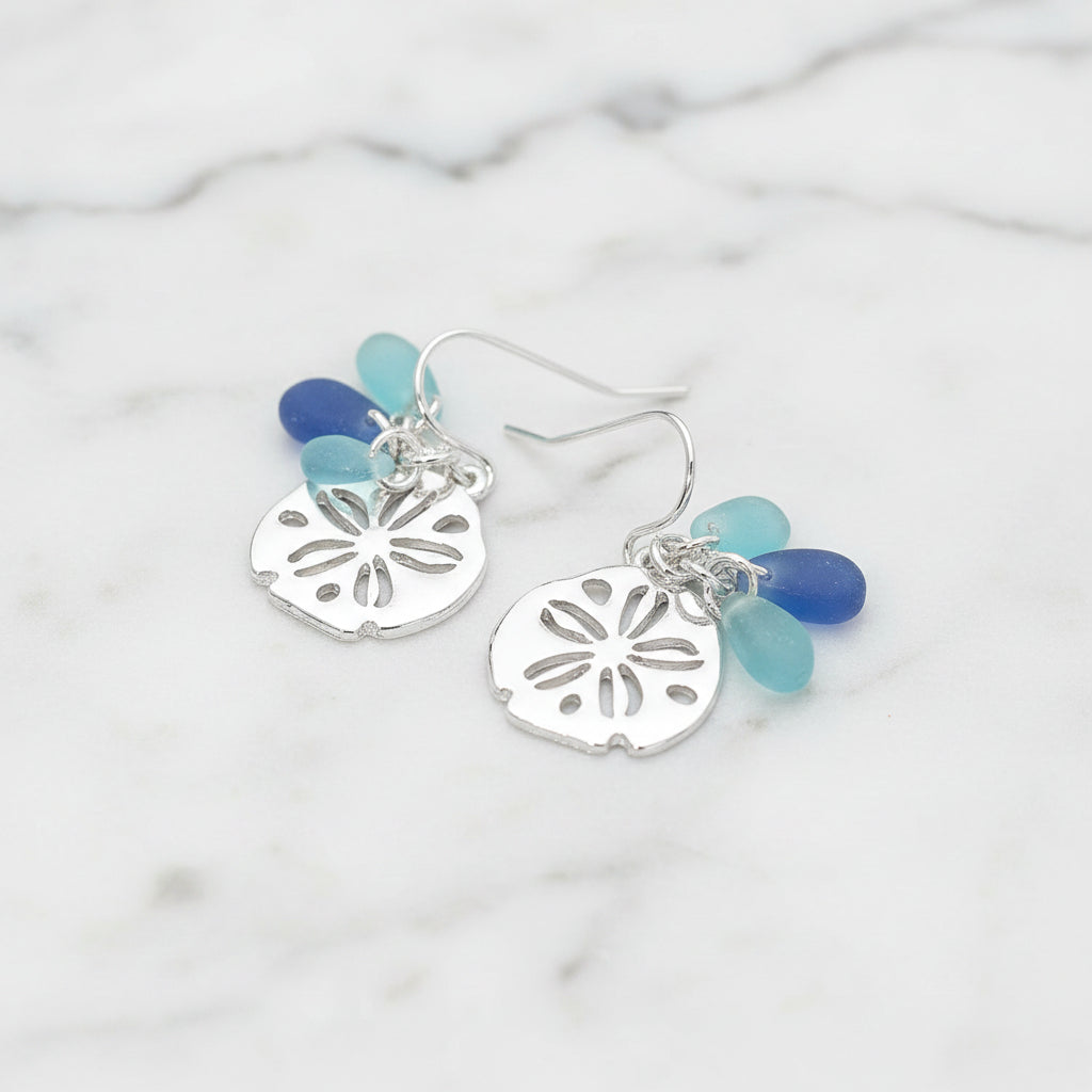 The "Sand Dollar" Earrings