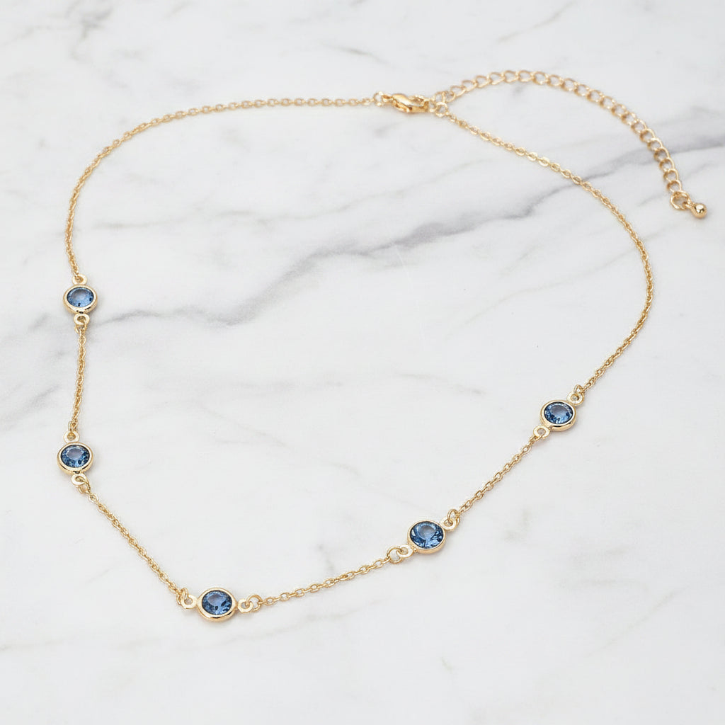 The "Delicate Bezel" Necklace