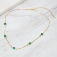 The "Delicate Bezel" Necklace