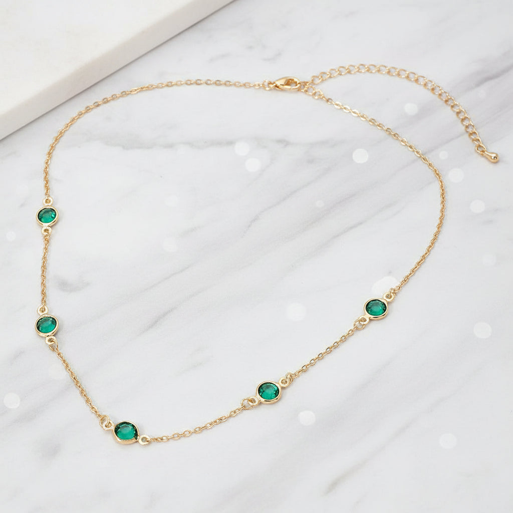 The "Delicate Bezel" Necklace