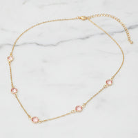 The "Delicate Bezel" Necklace