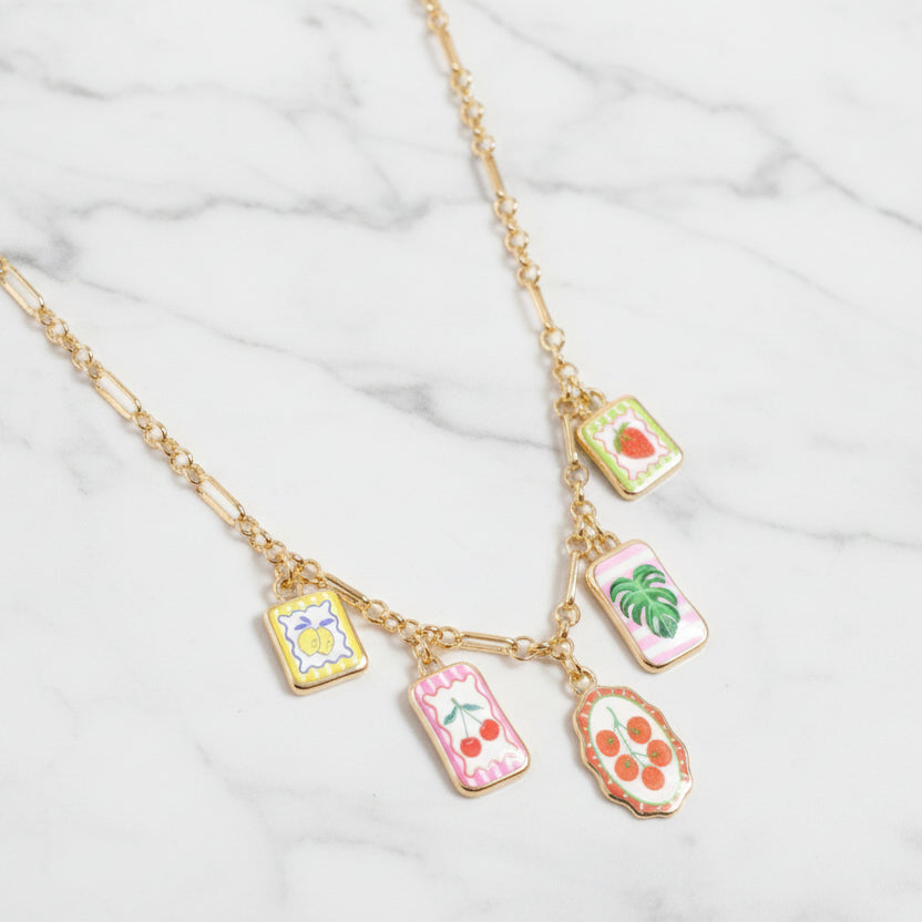The "Italian Ceramic Tile" Necklace