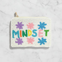 The "Mindset" Beaded Pouch