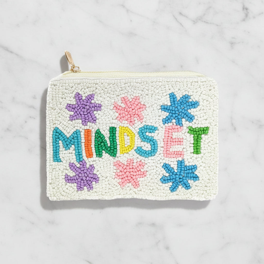 The "Mindset" Beaded Pouch