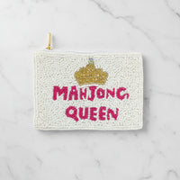 The "Mahjong Queen" Beaded Pouch