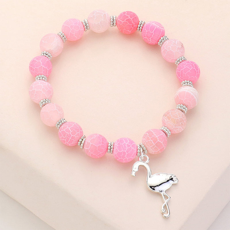 The "Fancy Flamingo" Bracelet