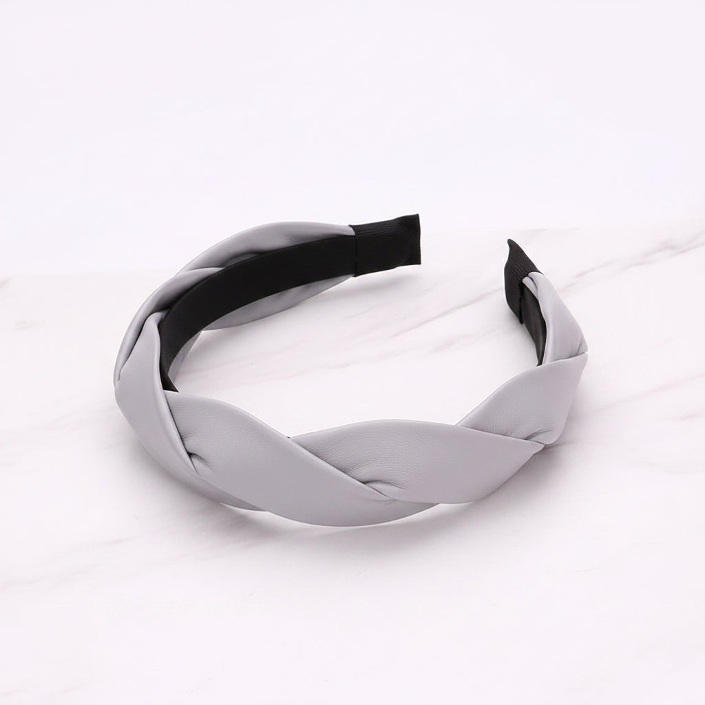 The "Faux Leather Twist" Headband