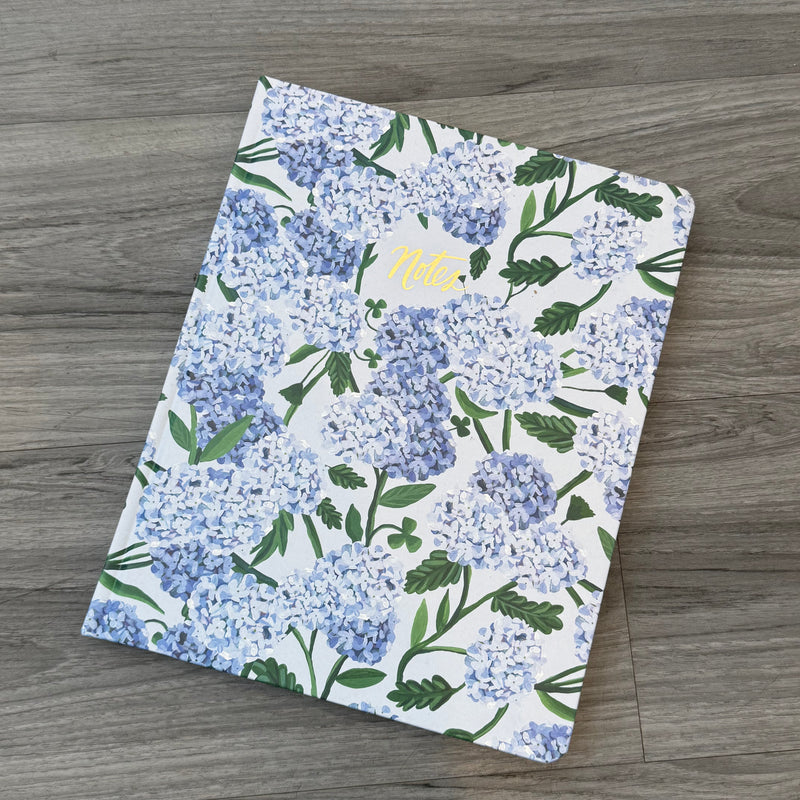 Hydrangea Notebook