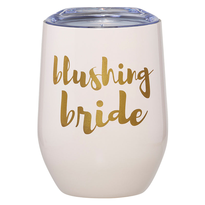 The "Blushing Bride" Wine Tumbler