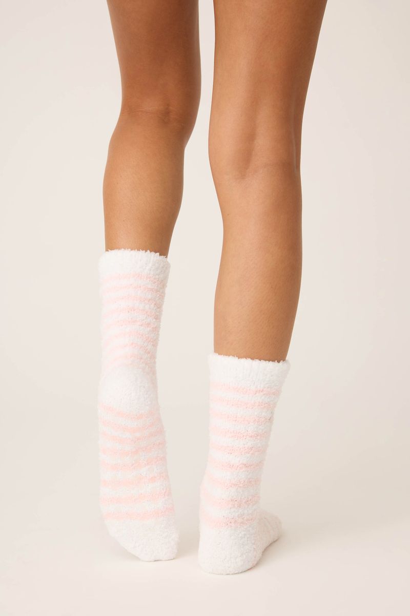 The "Ski Jammie Snowflake" Cozy Socks by PJ Salvage