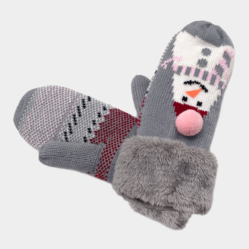 The "Snowman" Mittens