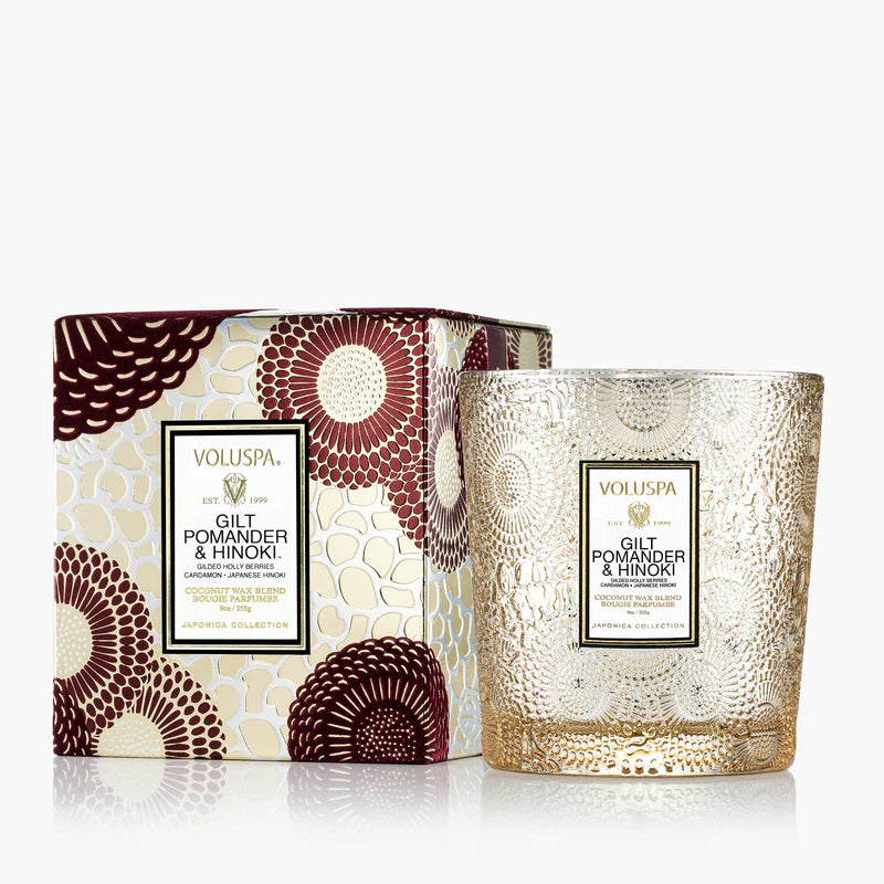 The "Gilt Pomander & Hinoki" Collection by Voluspa