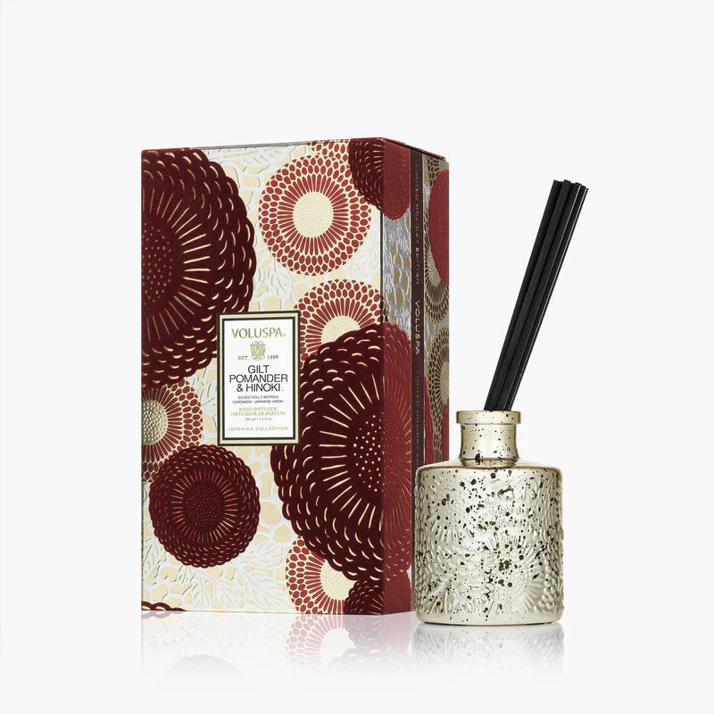 The "Gilt Pomander & Hinoki" Collection by Voluspa