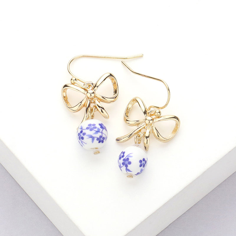 The "Golden Bow" Earrings