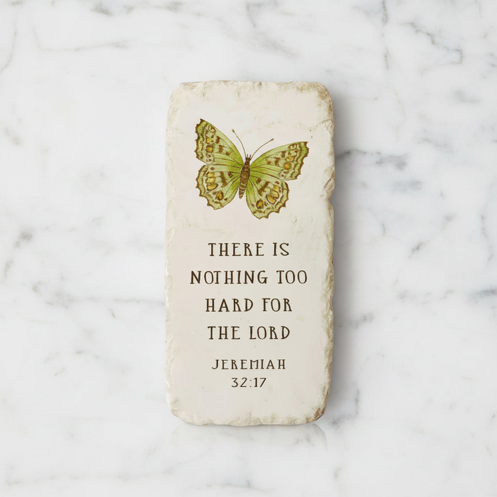 The "Half Block" Scripture Stone Art
