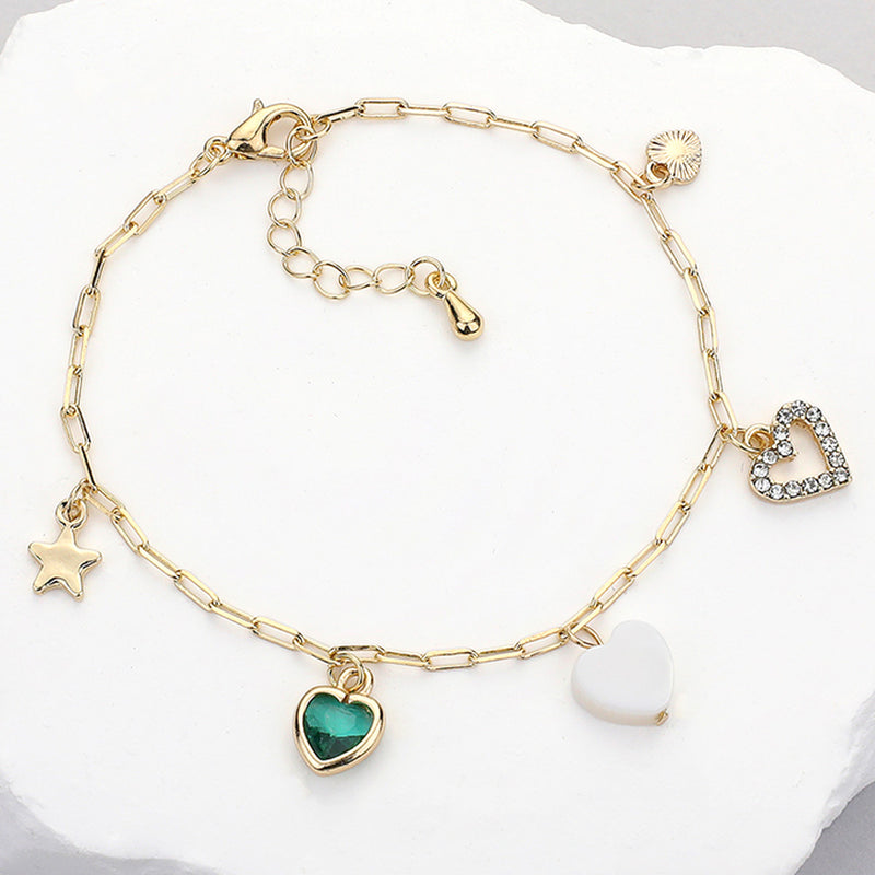 The "Hearts Galore Charms" Bracelet