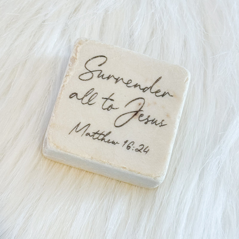 The "Small Block" Scripture Stone Art