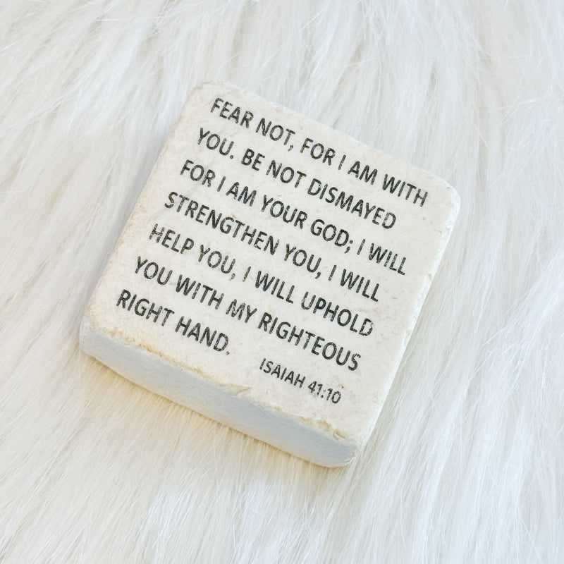 The "Small Block" Scripture Stone Art