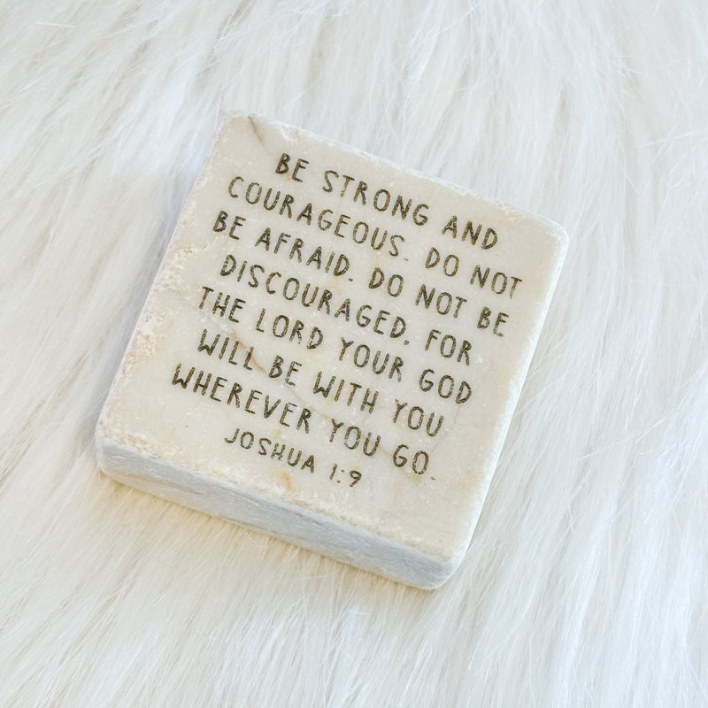 The "Small Block" Scripture Stone Art