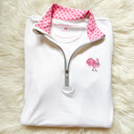 The "Pretty Pink Rooster® " 3/4 Zip by Pretty Pink Rooster®