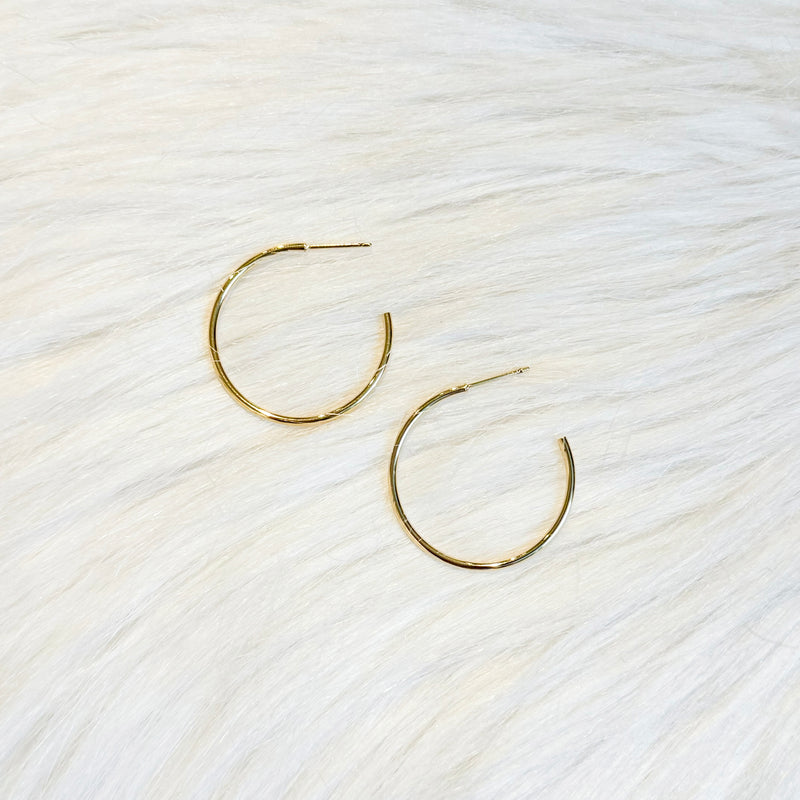 The "Ultra Thin" Hoop Earrings