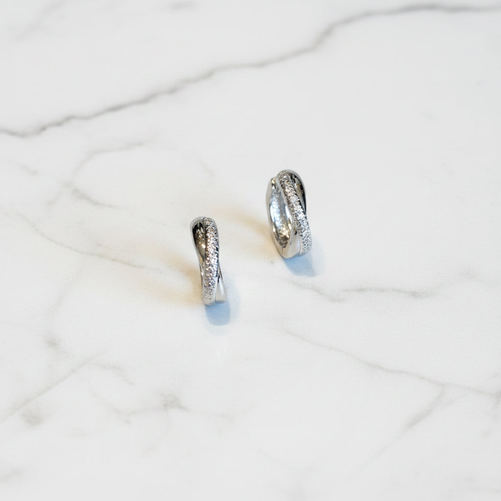 The "Textured Hoop" Earrings