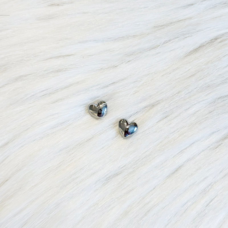The "Small Puff Heart" Earrings
