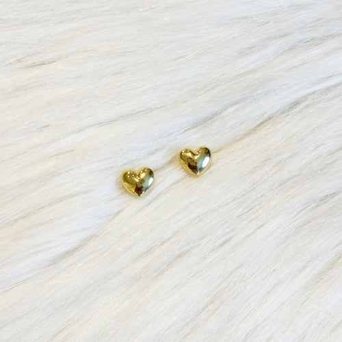 The "Small Puff Heart" Earrings