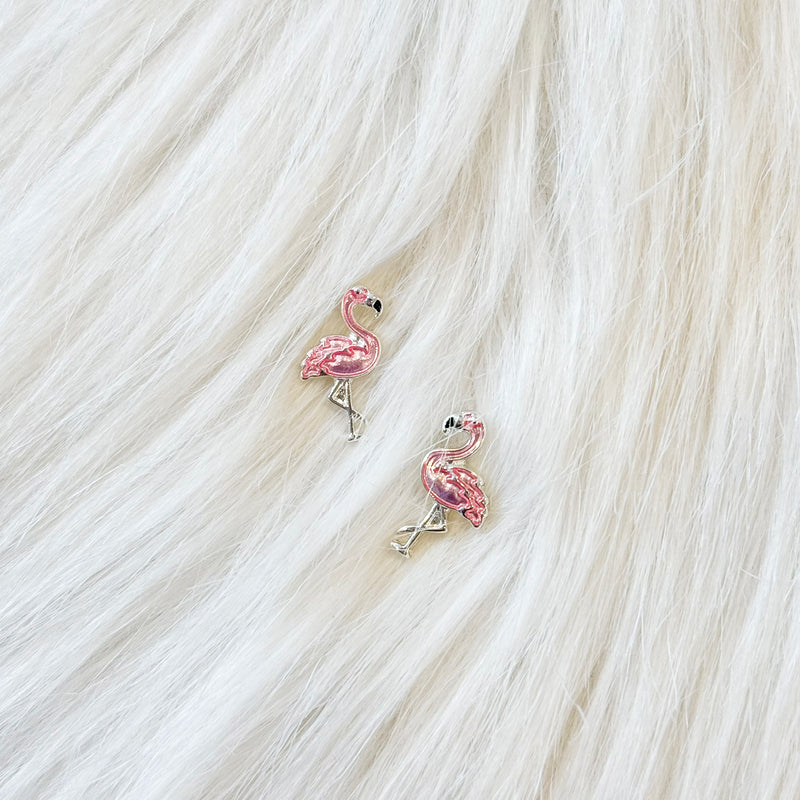 The "Fancy Flamingo" Earrings