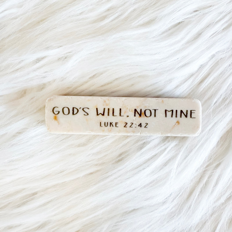 The "Quarter Block" Scripture Stone Art