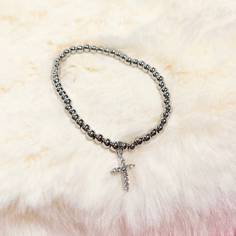 The "Silver Cross" Bracelet